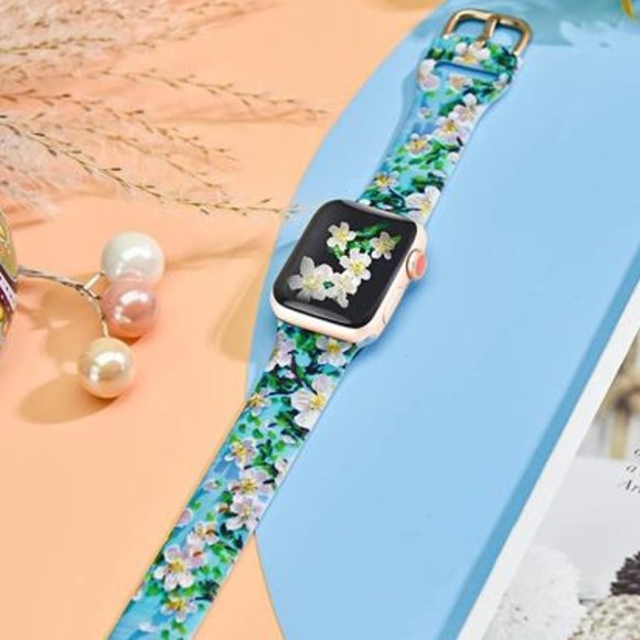 NEW Floral Apple Watch Band main image 4